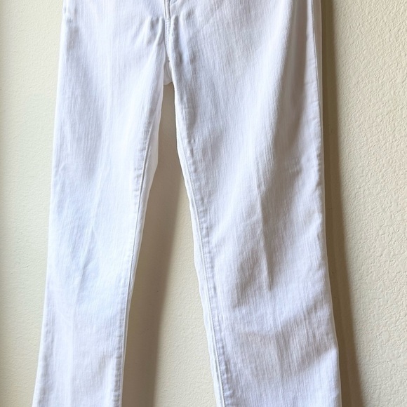 Madewell Cali Demi-Boot Jeans in Pure White Size 26T - Picture 6 of 16